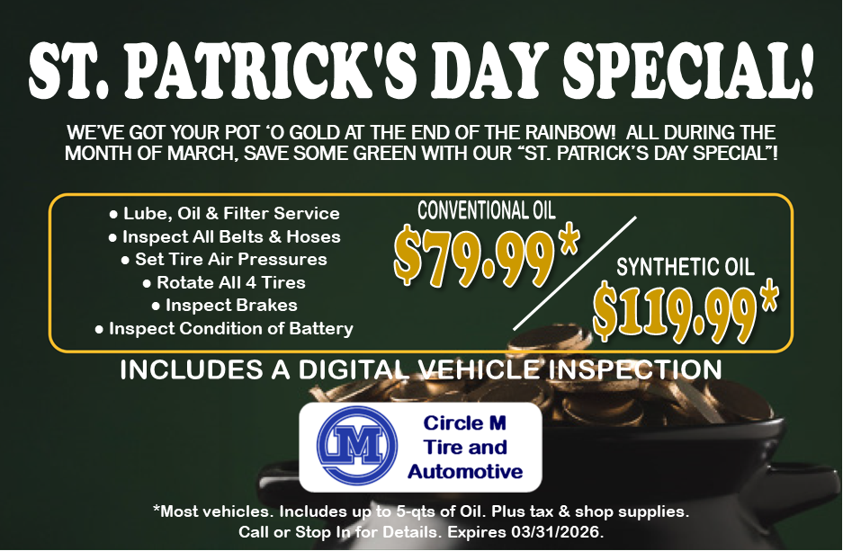 July Special Offer - Circle M Tire & Automotive